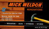 Mick Weldon Renovations - Builders QLD 0